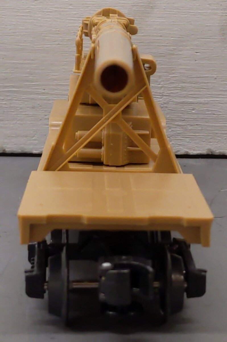 K-Line K662-8020 O Operation Iraqi Freedom US Army Cannon Mounted on Flat Car EX/Box
