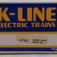 K-Line K7301 O Gauge Desert Storm Radar Car EX/Box