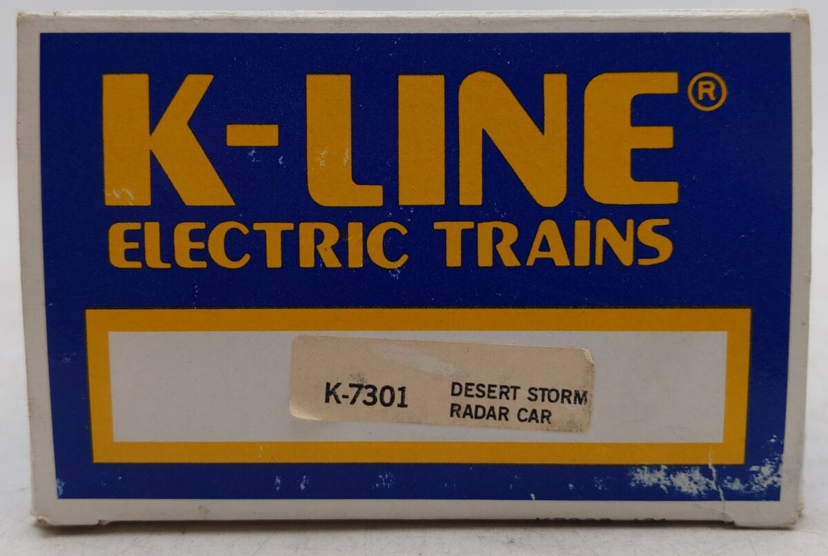 K-Line K7301 O Gauge Desert Storm Radar Car EX/Box