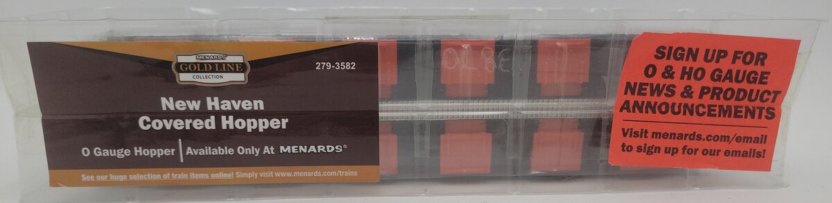 Menards 279-3582 O Gauge New Haven Covered Hopper Car #12898 LN