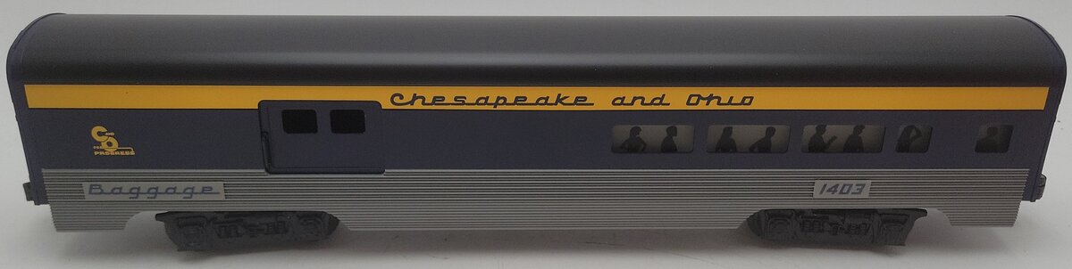 Lionel 6-19145 O Gauge Chesapeake & Ohio Aluminum Combine Car #1403 EX/Box