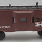 Lionel 6-16510 O New Haven Bay Window Caboose with Lighted Interior #16510 VG/Box