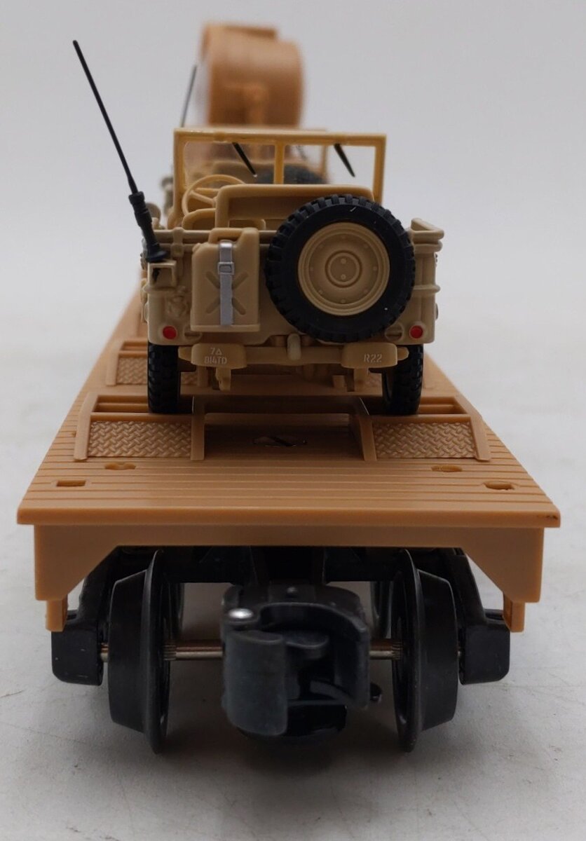 K-Line K691-8032 O Gauge Iraqi Freedom Operating Searchlight w/ 2 Jeeps #3333 EX/Box