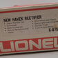 Lionel 6-8754 O Gauge New Haven Rectifier Electric Locomotive EX/Box