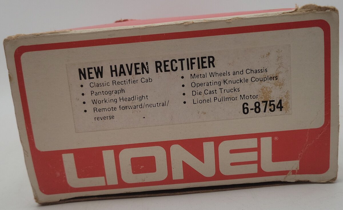 Lionel 6-8754 O Gauge New Haven Rectifier Electric Locomotive EX/Box