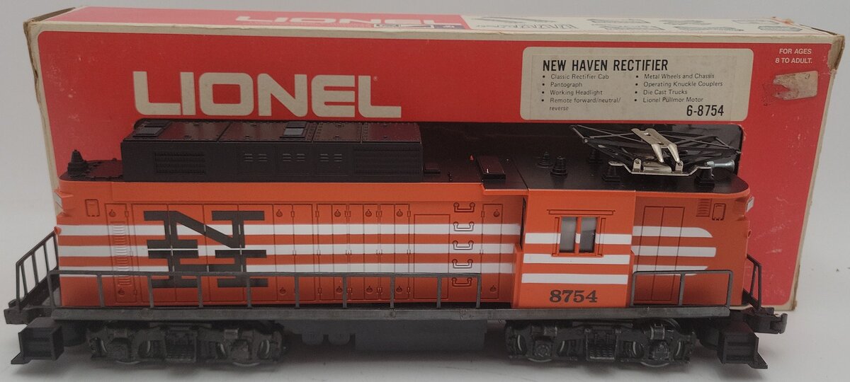 Lionel 6-8754 O Gauge New Haven Rectifier Electric Locomotive EX/Box