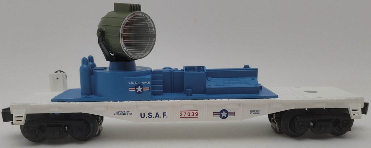 Lionel 6-37039 O US Air Force Minuteman Searchlight Car EX/Box