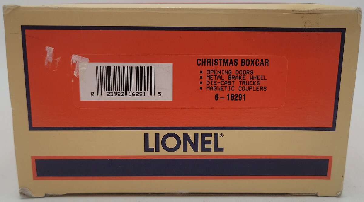 Lionel 6-16291 O Gauge 1997 Christmas Boxcar #9700 LN/Box