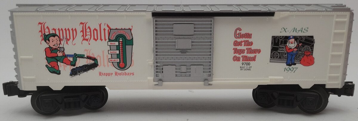 Lionel 6-16291 O Gauge 1997 Christmas Boxcar #9700 LN/Box