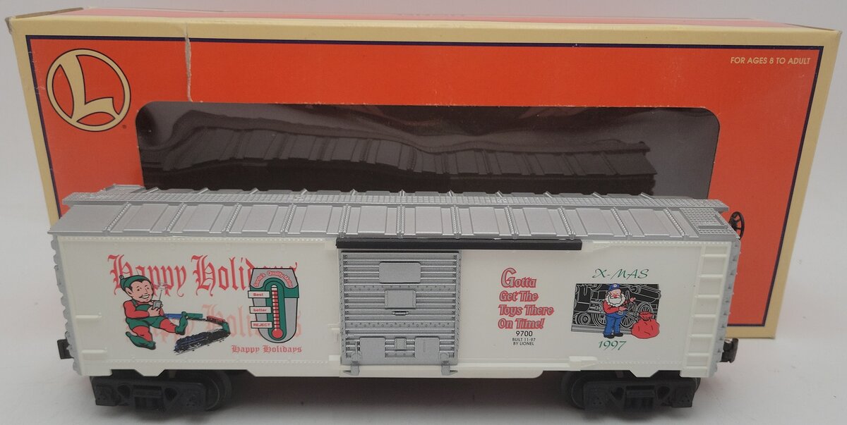 Lionel 6-16291 O Gauge 1997 Christmas Boxcar #9700 LN/Box