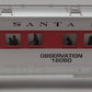 Lionel 6-16060 O Gauge Santa Fe Observation Car EX