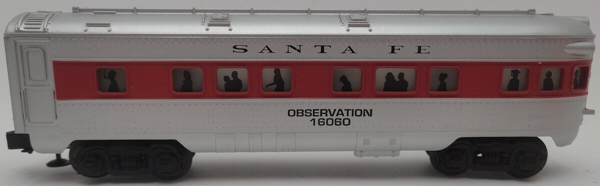 Lionel 6-16060 O Gauge Santa Fe Observation Car EX