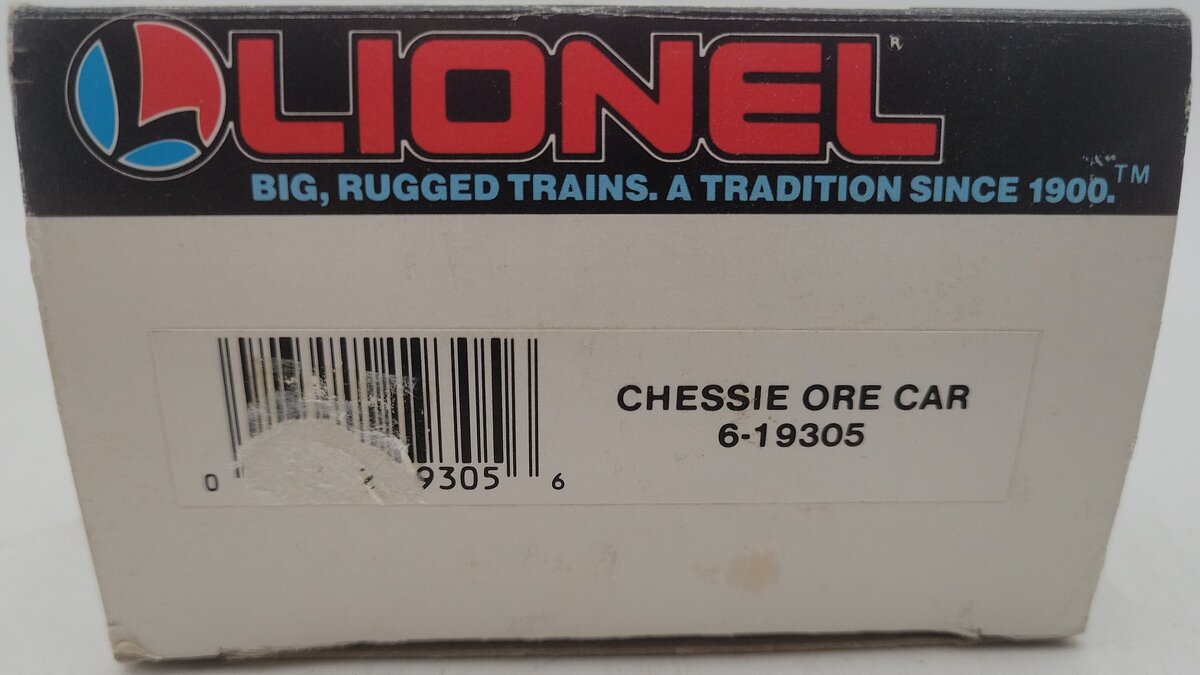 Lionel 6-19305 O Gauge B&O Chessie System Ore Car EX/Box
