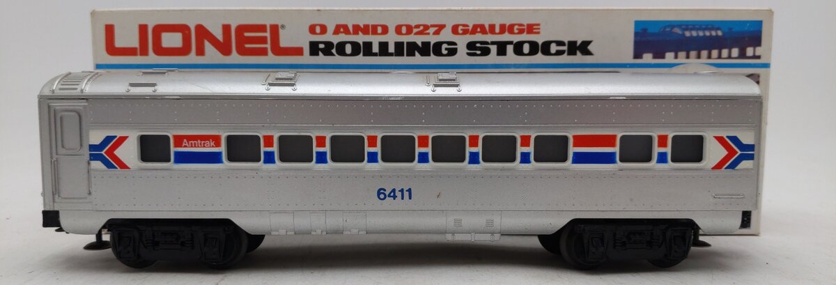 Lionel 6-6411 O Gauge Amtrak Illuminated Passenger Car #6411 EX/Box