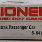 Lionel 6-6411 O Gauge Amtrak Illuminated Passenger Car #6411 EX/Box