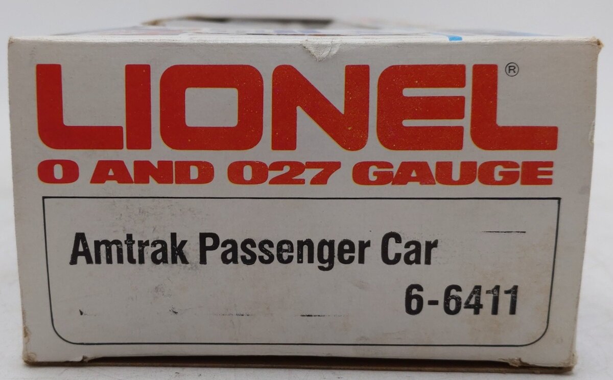 Lionel 6-6411 O Gauge Amtrak Illuminated Passenger Car #6411 EX/Box