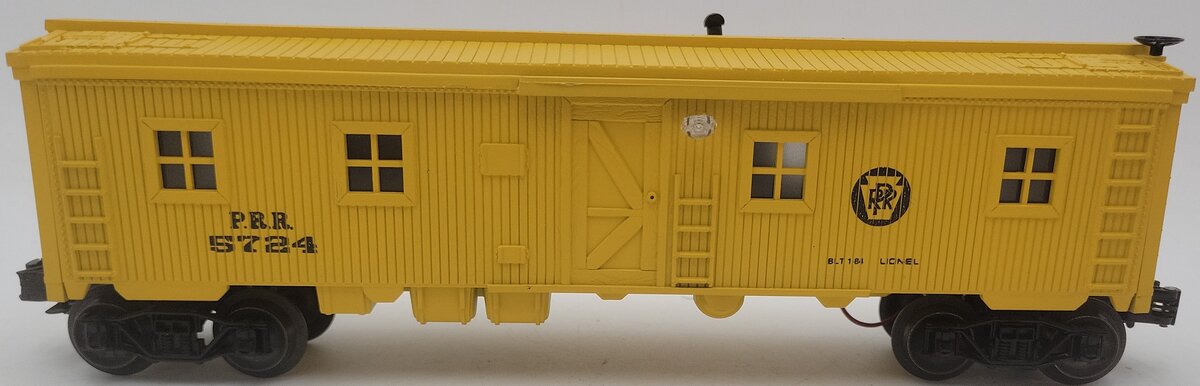 Lionel 6-5724 O Gauge Pennsylvania Illuminated Bunk Car #5724 EX/Box