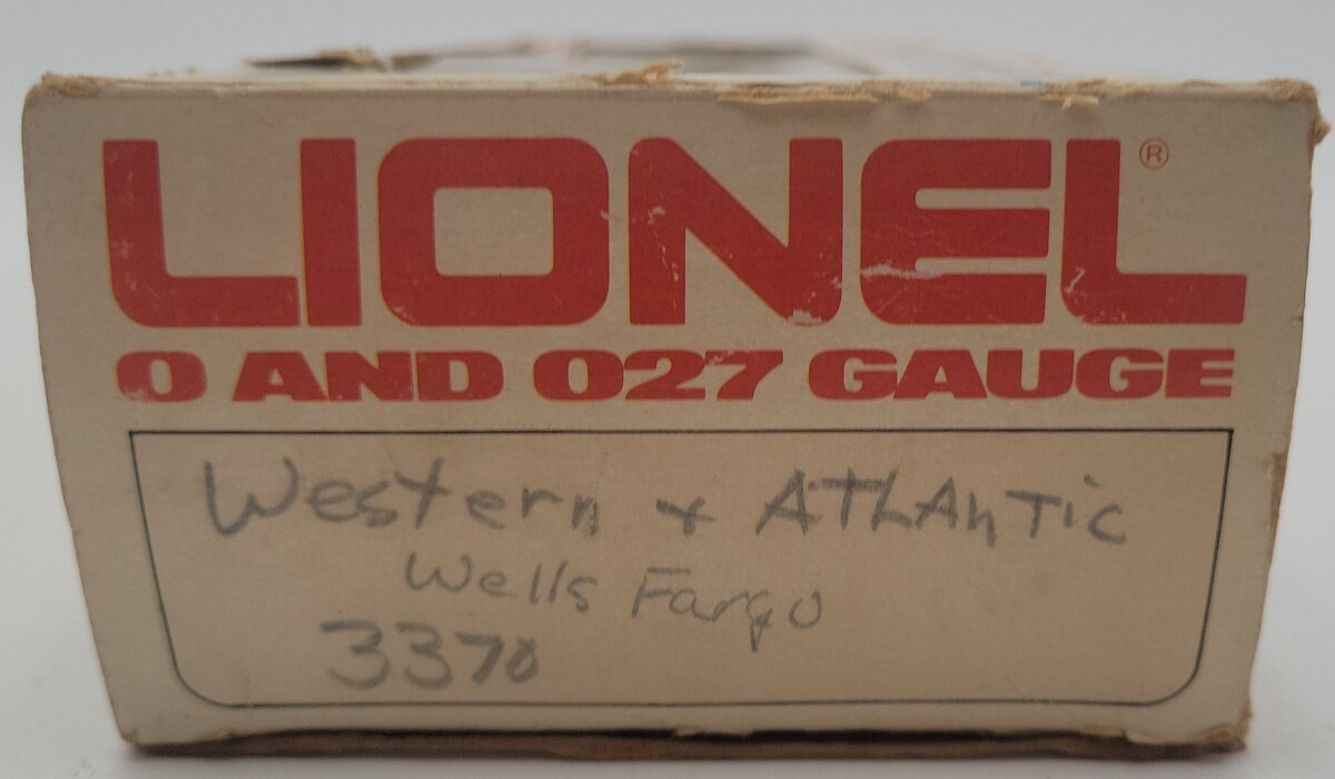Lionel 3370 Vintage O Wells Fargo Operating Sheriff & Outlaw Car EX/Box
