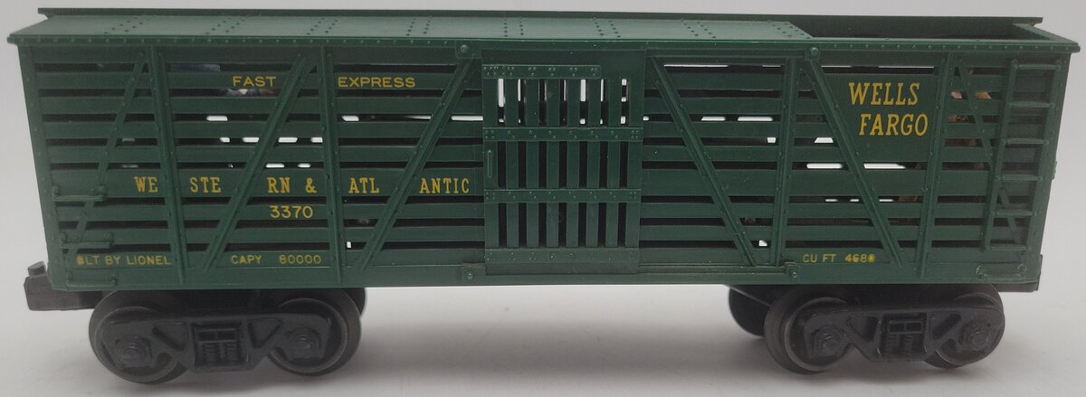 Lionel 3370 Vintage O Wells Fargo Operating Sheriff & Outlaw Car EX/Box