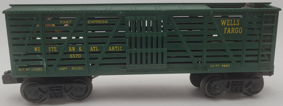 Lionel 3370 Vintage O Wells Fargo Operating Sheriff & Outlaw Car EX/Box