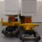 Lionel 6-16334 O Chicago & Northwestern TTUX Flat Cars with Trailers VG/Box