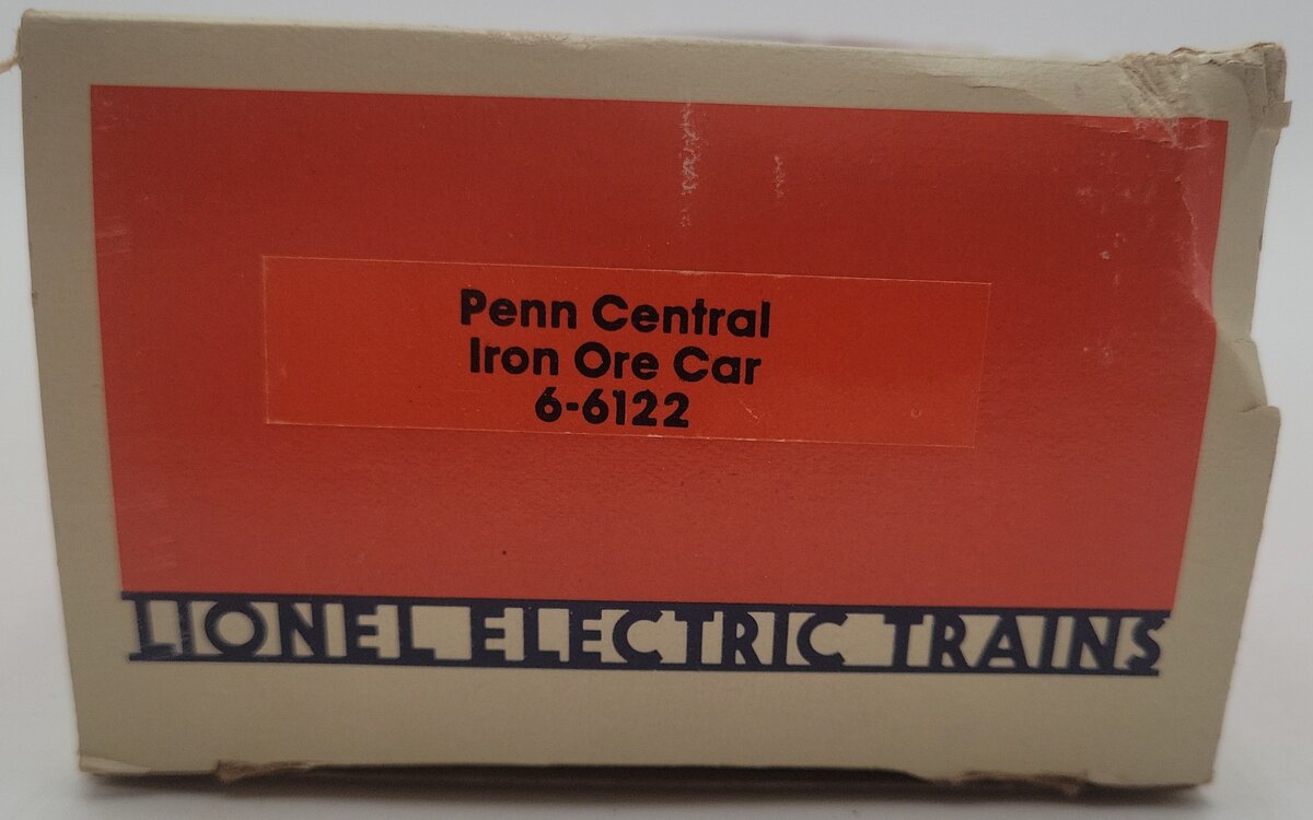 Lionel 6-6122 O Gauge Penn Central Iron Ore Car EX/Box