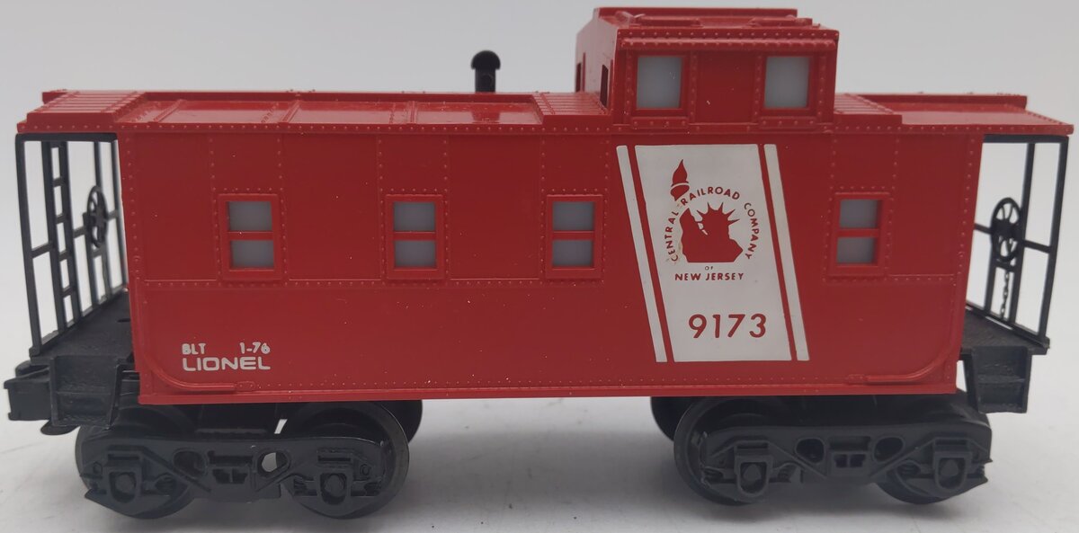 Lionel 6-9173 O Gauge Jersey Central Illuminated Caboose EX/Box