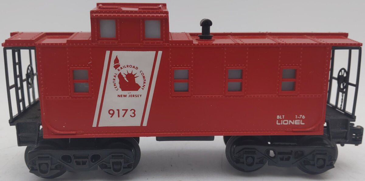 Lionel 6-9173 O Gauge Jersey Central Illuminated Caboose EX/Box