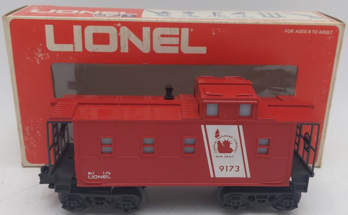 Lionel 6-9173 O Gauge Jersey Central Illuminated Caboose EX/Box