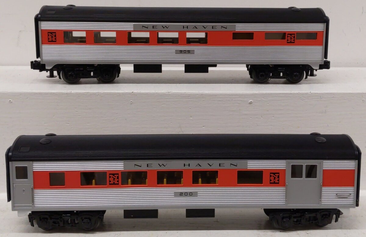 MTH 30-6137 O New Haven Streamlined Combo/Diner Set #905 #200 EX