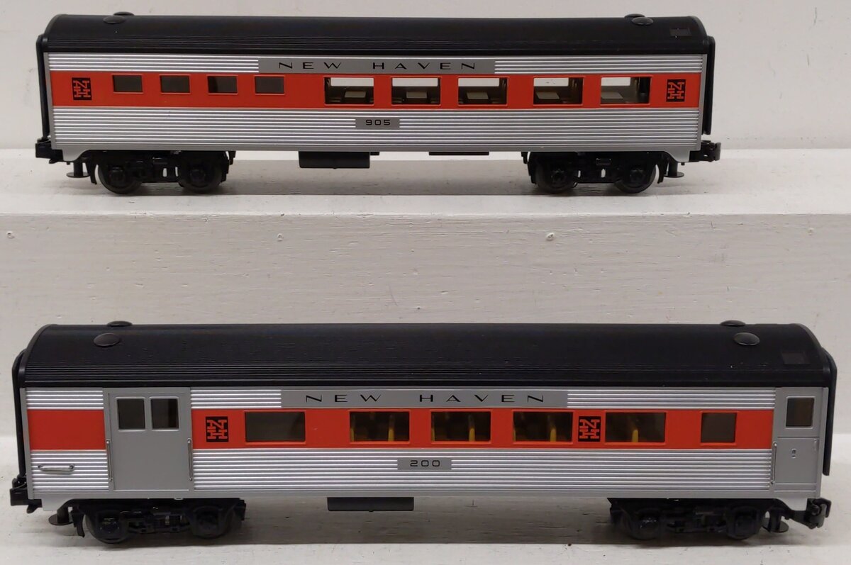 MTH 30-6137 O New Haven Streamlined Combo/Diner Set #905 #200 EX