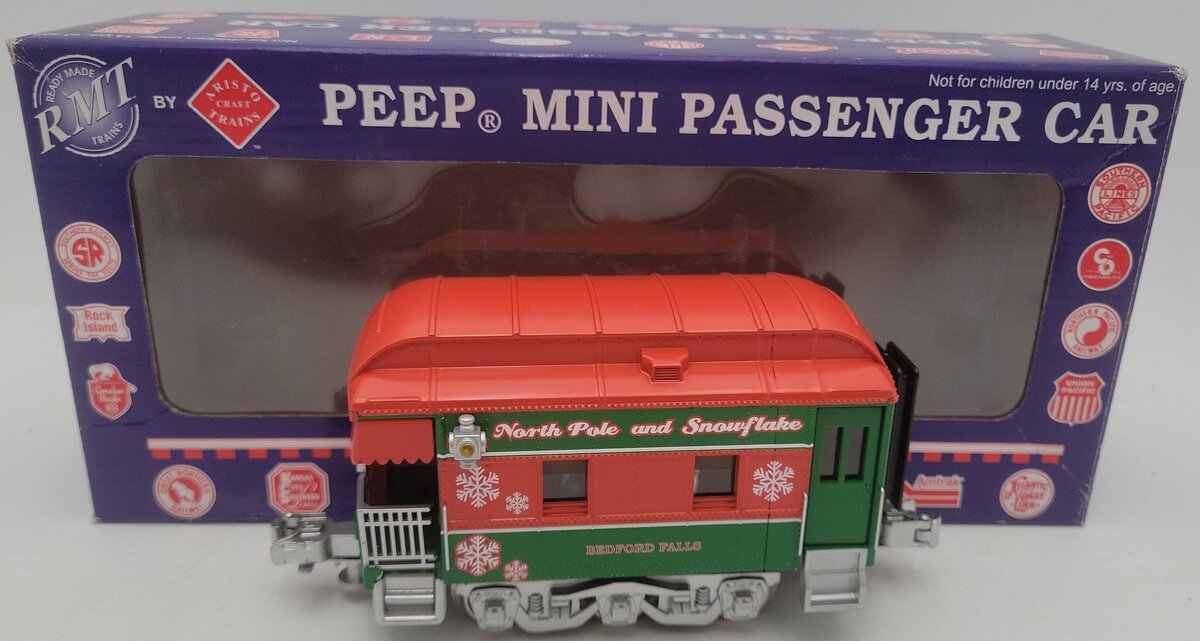 RMT 93050-2 O Gauge PEEP Mini Christmas Observation Car LN/Box