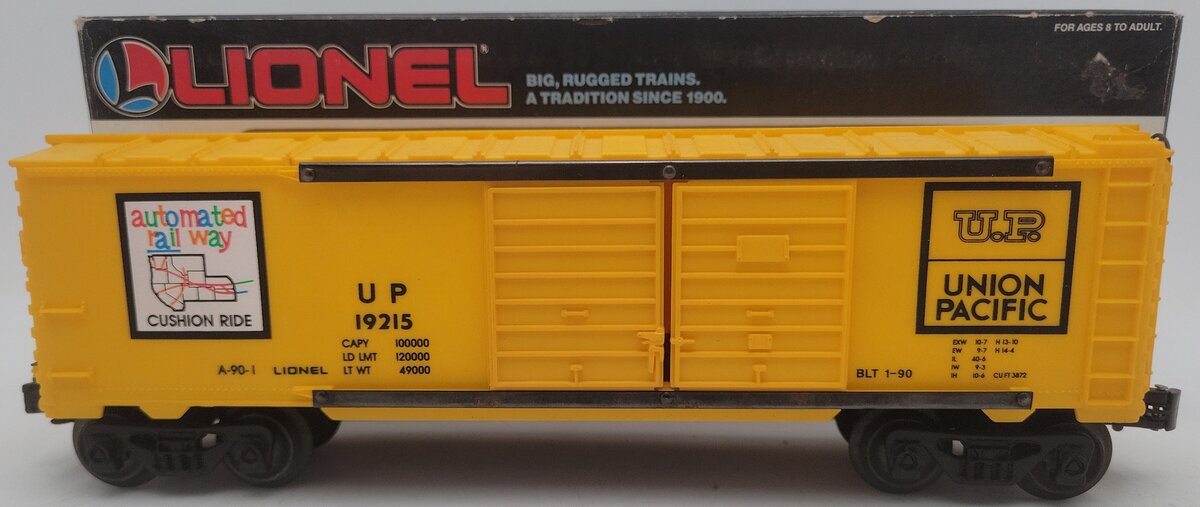 Lionel 6-19215 O Gauge Union Pacific Double Door Boxcar #19215 EX/Box