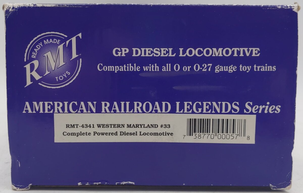 RMT 4341 O Western Maryland Powered BEEP Diesel Locomotive #33 EX/Box