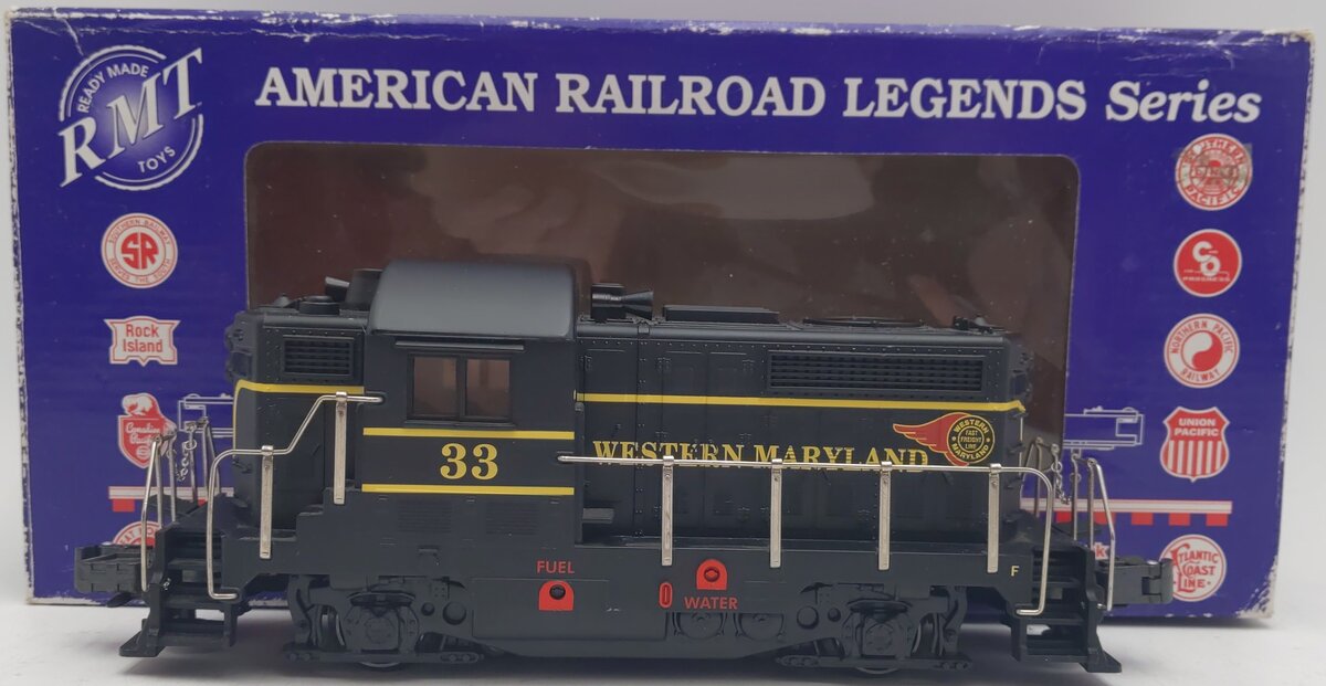 RMT 4341 O Western Maryland Powered BEEP Diesel Locomotive #33 EX/Box