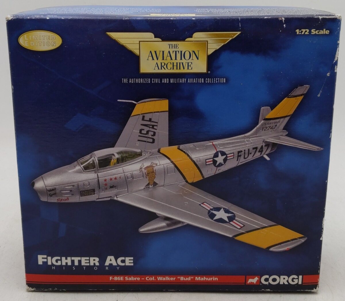 Corgi US35804 1:72 1952 F-86E-10 Sabre, Korea '52 EX/Box