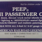RMT 93050-1 O Gauge Peep Mini Christmas Coach Car #3 EX/Box