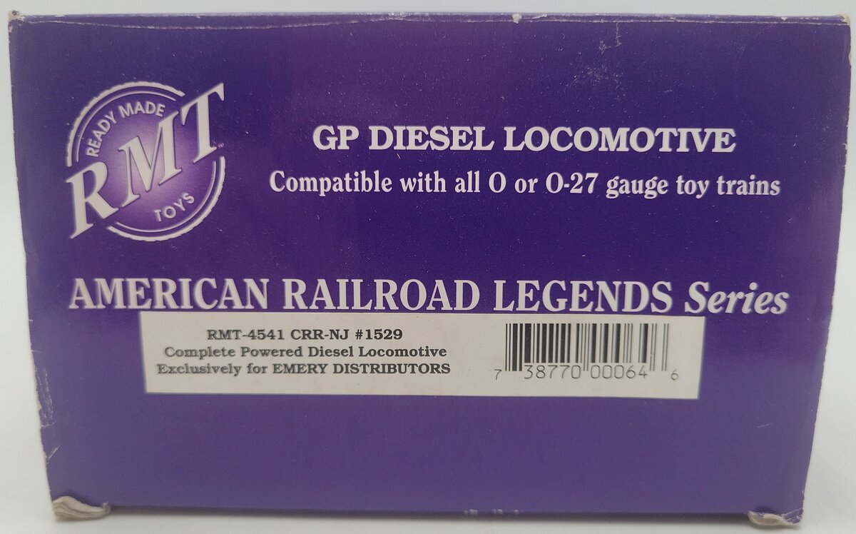 RMT 4541 O Central New Jersey Powered BEEP Diesel Locomotive #1529 EX/Box