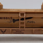 K-Line K635-8017 O Gauge Operation Iraqi Freedom Missile Fuel Tank Car VG
