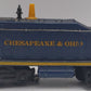 Lionel 624 Vintage O Chesapeake & Ohio NW-2 Powered Diesel Locomotive/Box