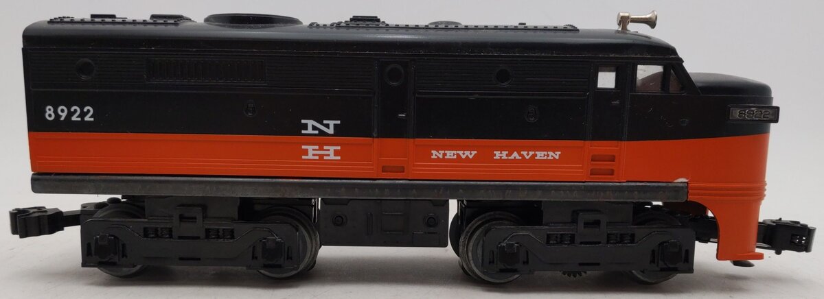 Lionel 6-18922 O Gauge New Haven Alco Diesel Locomotive #8922 VG