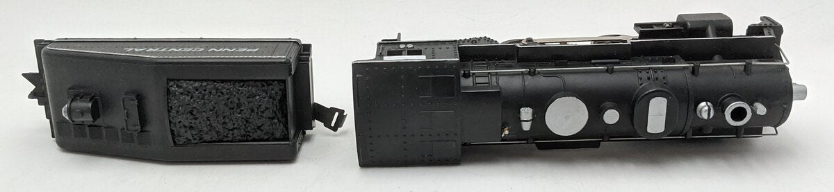Marx 1666 Vintage O Gauge Penn Central 2-4-2 Steam Locomotive & Tender VG