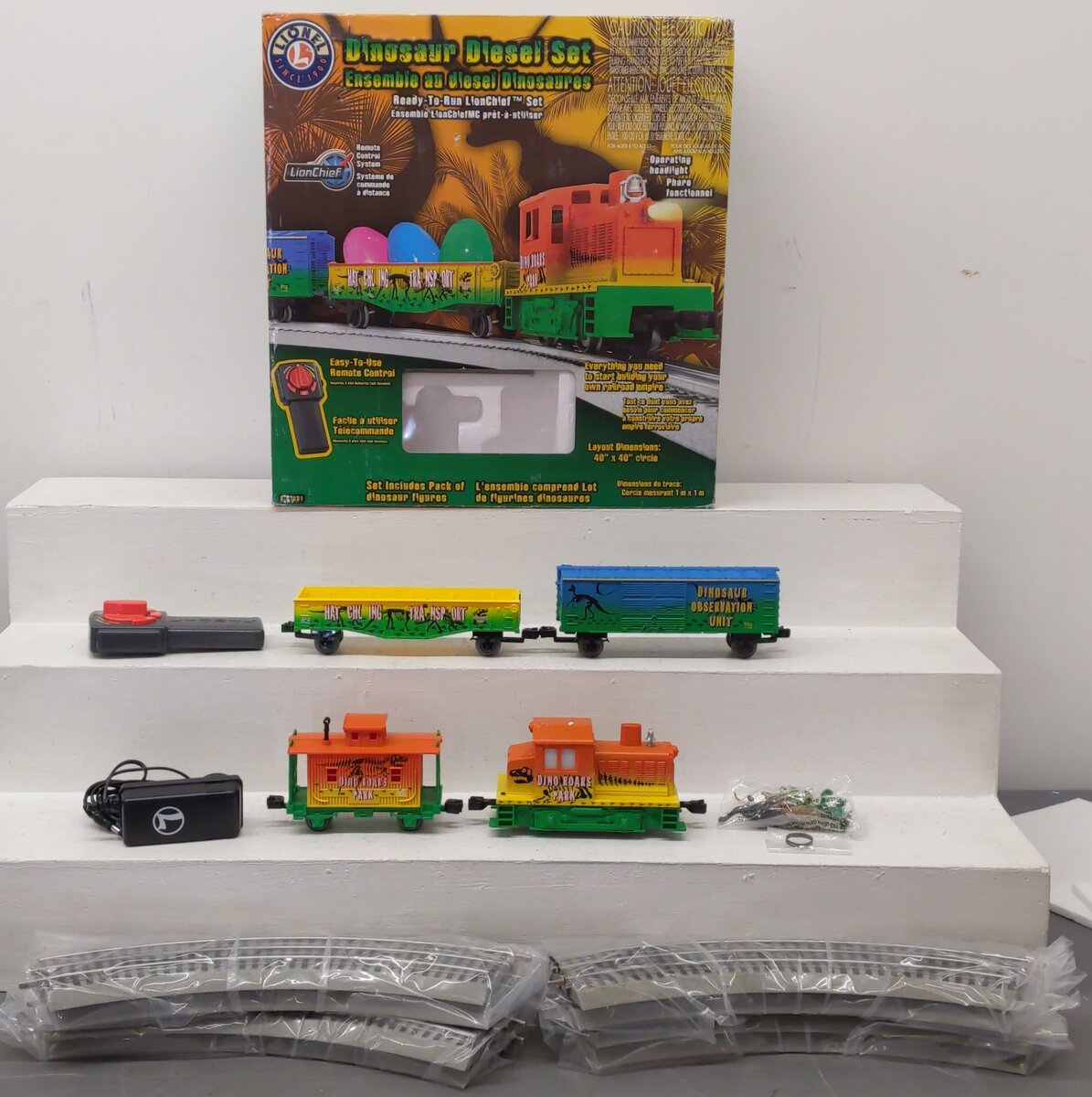 Lionel 6-81031 Dinosaur LionChief O Gauge Diesel Train Set EX/Box