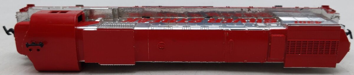 Tyco HO Scale GP 7 Silver Streak Diesel Locomotive #4301 VG