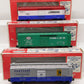 Lionel O Gauge Assorted Boxcars 6-9803, 6-9801, 6-9826 [3] VG/Box