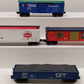 Lionel O Gauge Assorted Freight Cars 6-7706, 6-19915, 6-9822, 6-9825 [4] EX