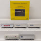 American Models SC6-5T S Gauge Impack 5-Unit Flatcar w/ Trailers EX/Box