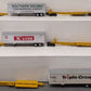 American Models SC6-5T S Gauge Impack 5-Unit Flatcar w/ Trailers LN/Box