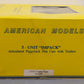American Models SC6-5T S Gauge Impack 5-Unit Flatcar w/ Trailers LN/Box