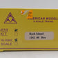 American Models 1142 S Gauge Rock Island 40' Box Car #22184 (Hi-Rail) EX/Box
